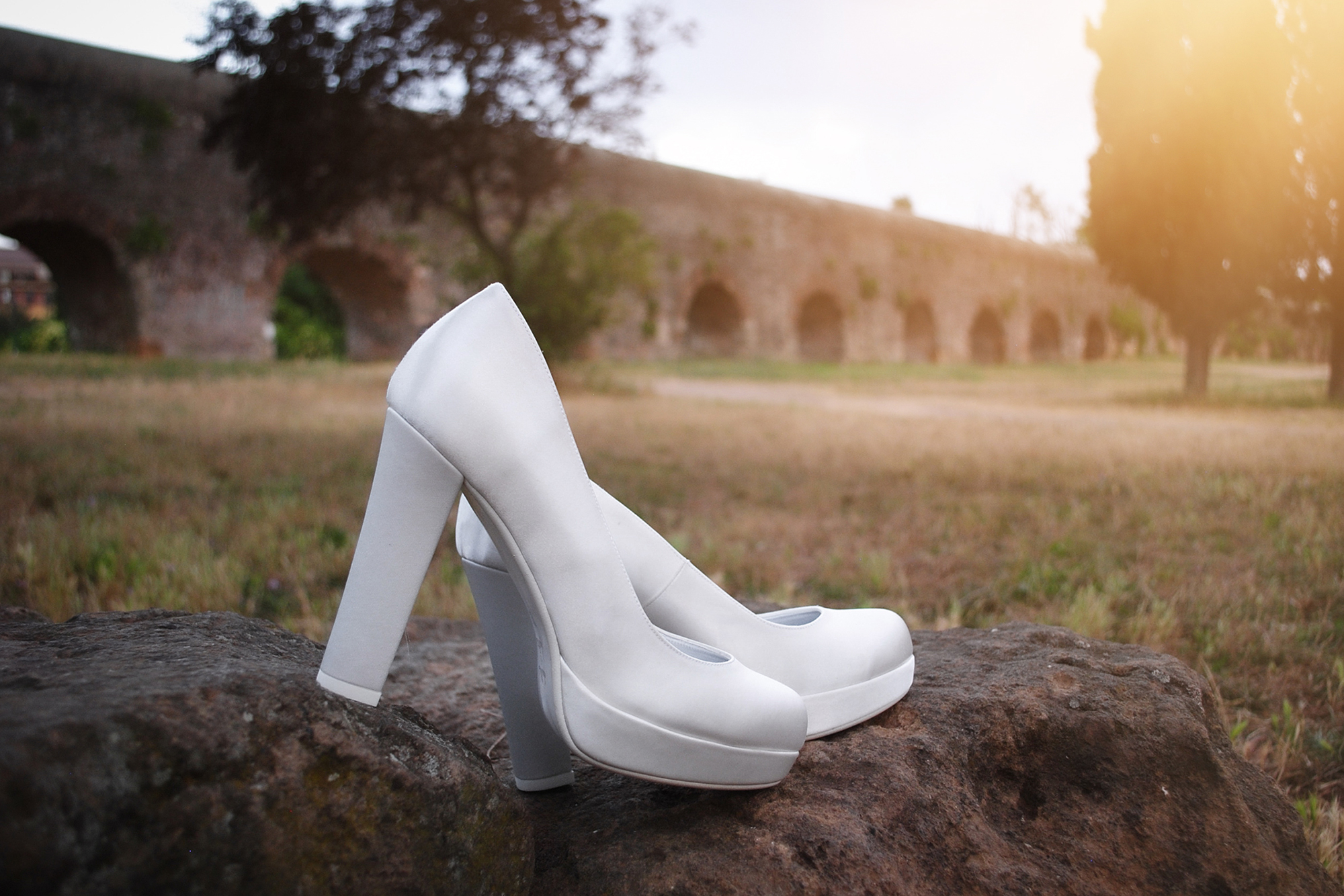 Décolleté Sposa Tacco Largo Fleur d'Oranger Acquista online
